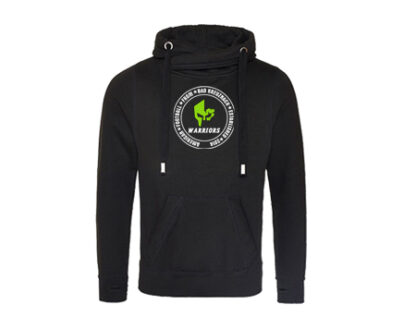 1CROSS NECK HOODIE „KREIS"